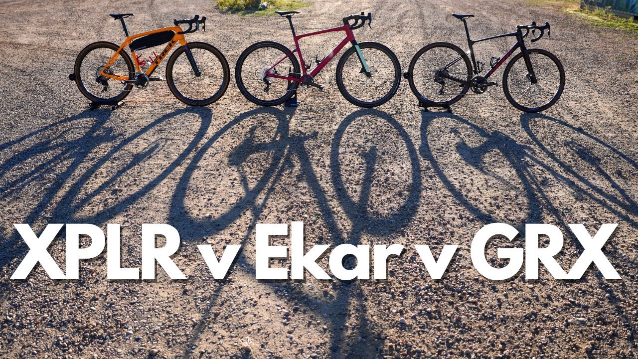 Группы по гравийному велоспорту: Shimano GRX v SRAM XPLR AXS v Campagnolo Ekar