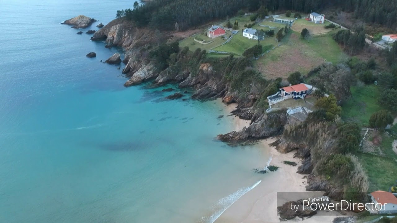 Playa de Xilloi y playa de Covas. Dron DJI Spark 1080p