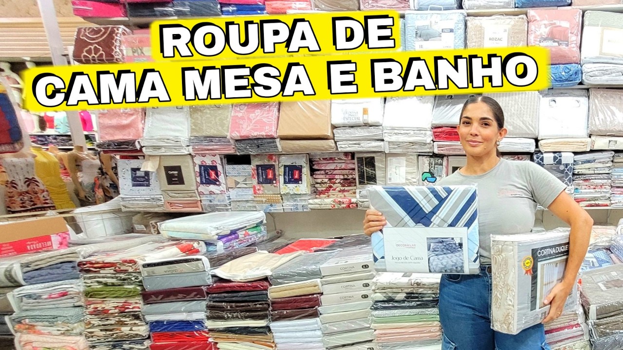 Roupa de Cama na Feira da Sulanca de Caruaru-Pe | Jogo de Cama, Toalhas e mais