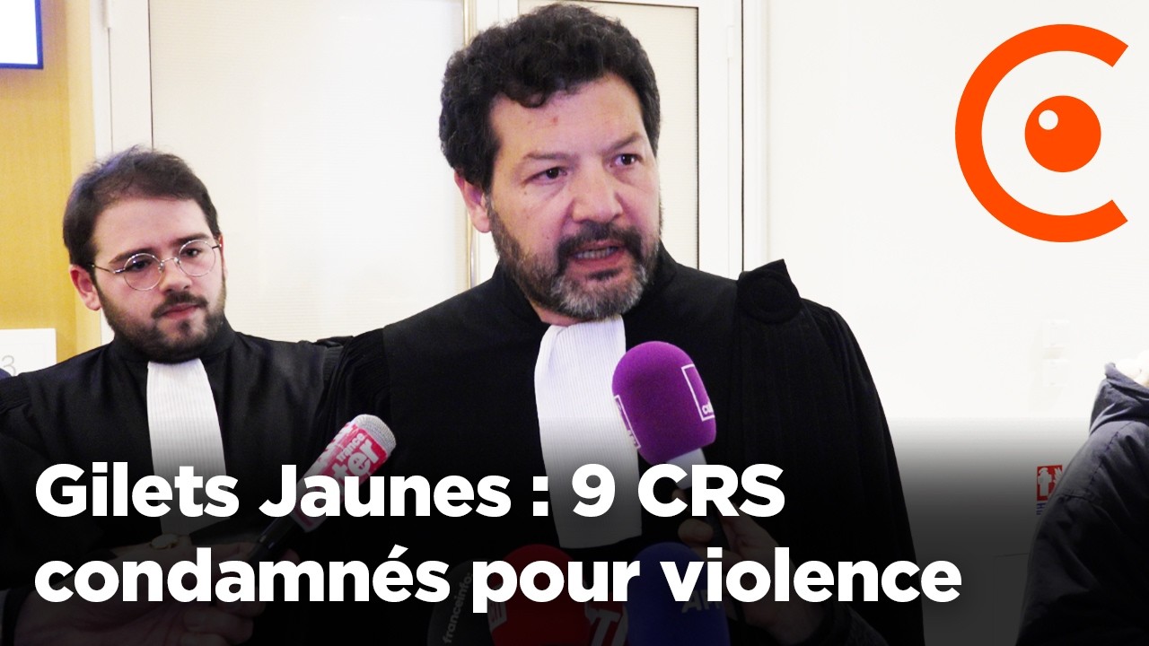 Gilets Jaunes - 9 CRS condamnés pour violences dans un Burger King en 2018 : prison avec sursis