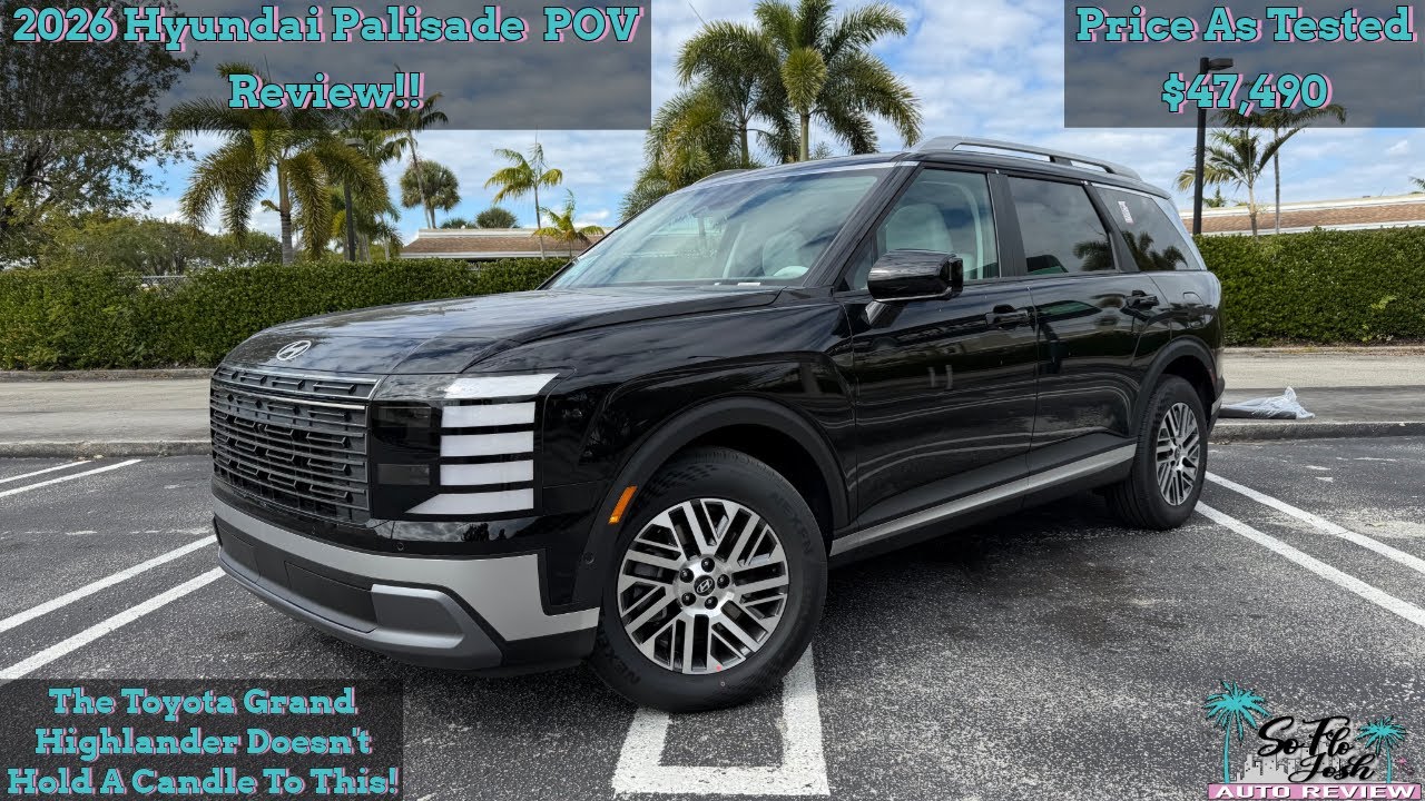 The 2026 Hyundai Palisade Is An Exceptional Family Hauler With Styling That Impresses! POV Review. 