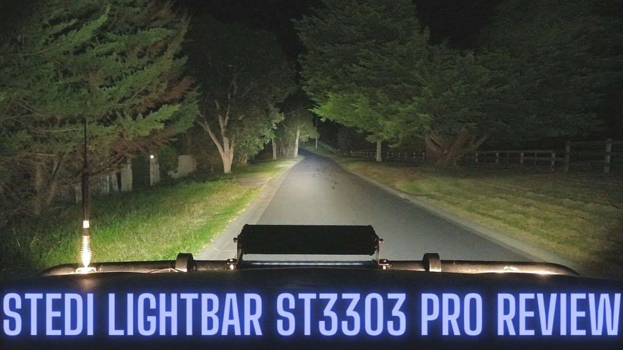 STEDI LIGHTBAR ST3303 PRO Review!