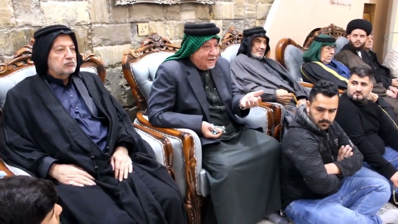 حديث العميد العام لعشيرة السادة آل قطب الدين الحسيني السيد جبار زيدان علي جزاع آل قطب الدين