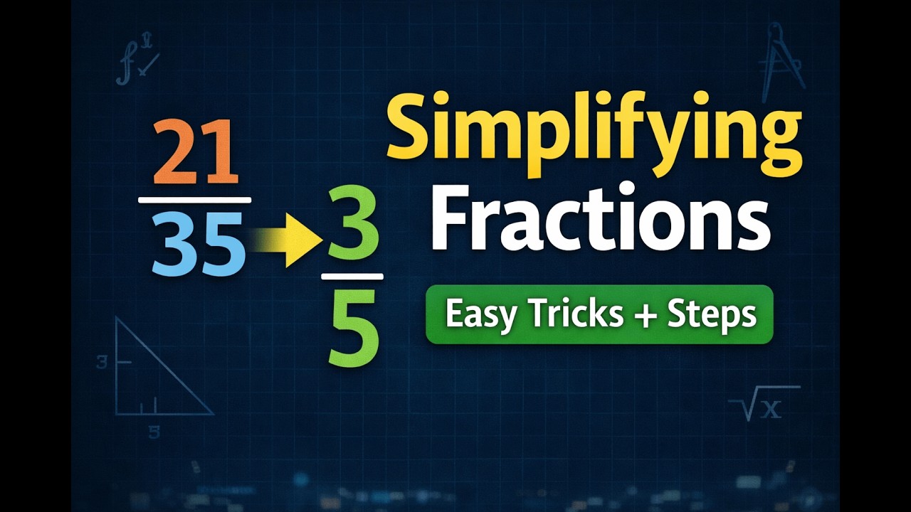 Simplifying Fractions | Easy Tricks & Step-by-Step Method