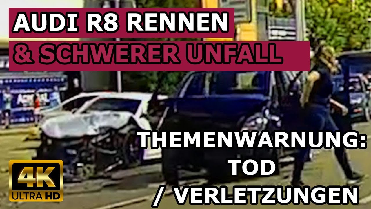 Das Leben kann so schnell zu Ende sein. Deutschland deine Dashcams in 4K