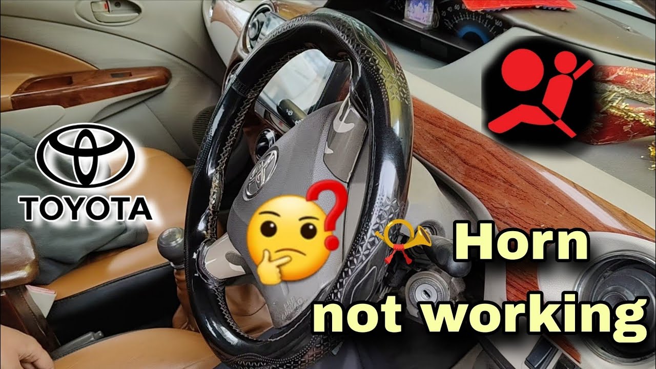 Airbag warning light & Horn not working | Toyota Etios | 