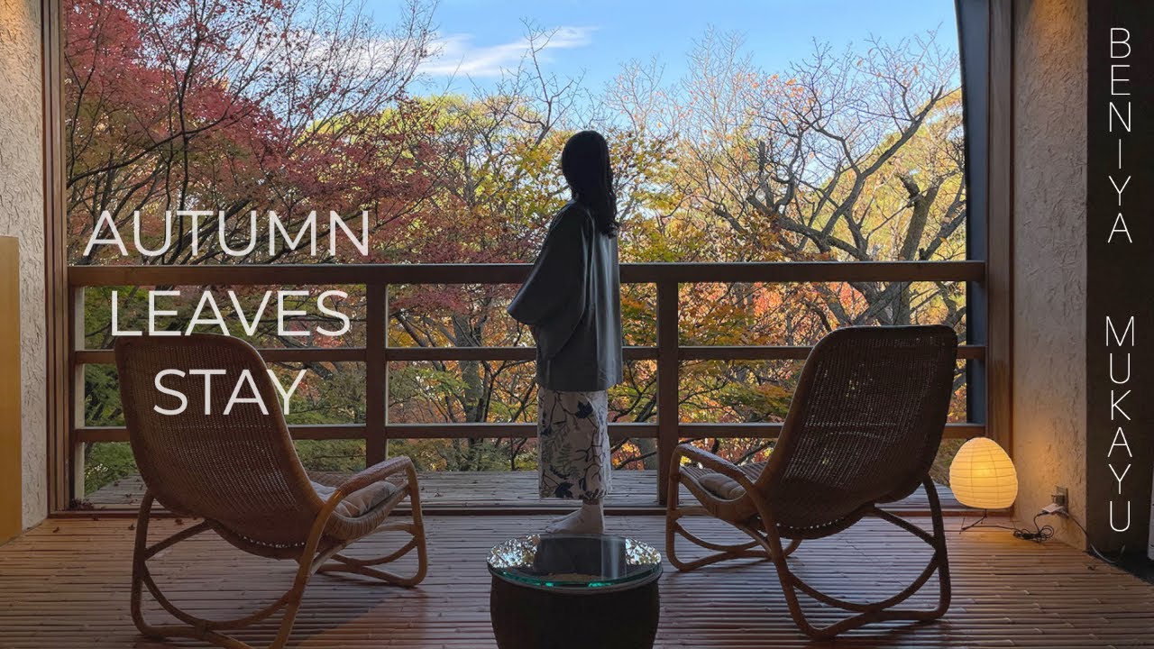 旅行vlog【べにや無何有】紅葉が舞い込む特別室で過ごす、秋の加賀石川旅行/旬のズワイガニを堪能