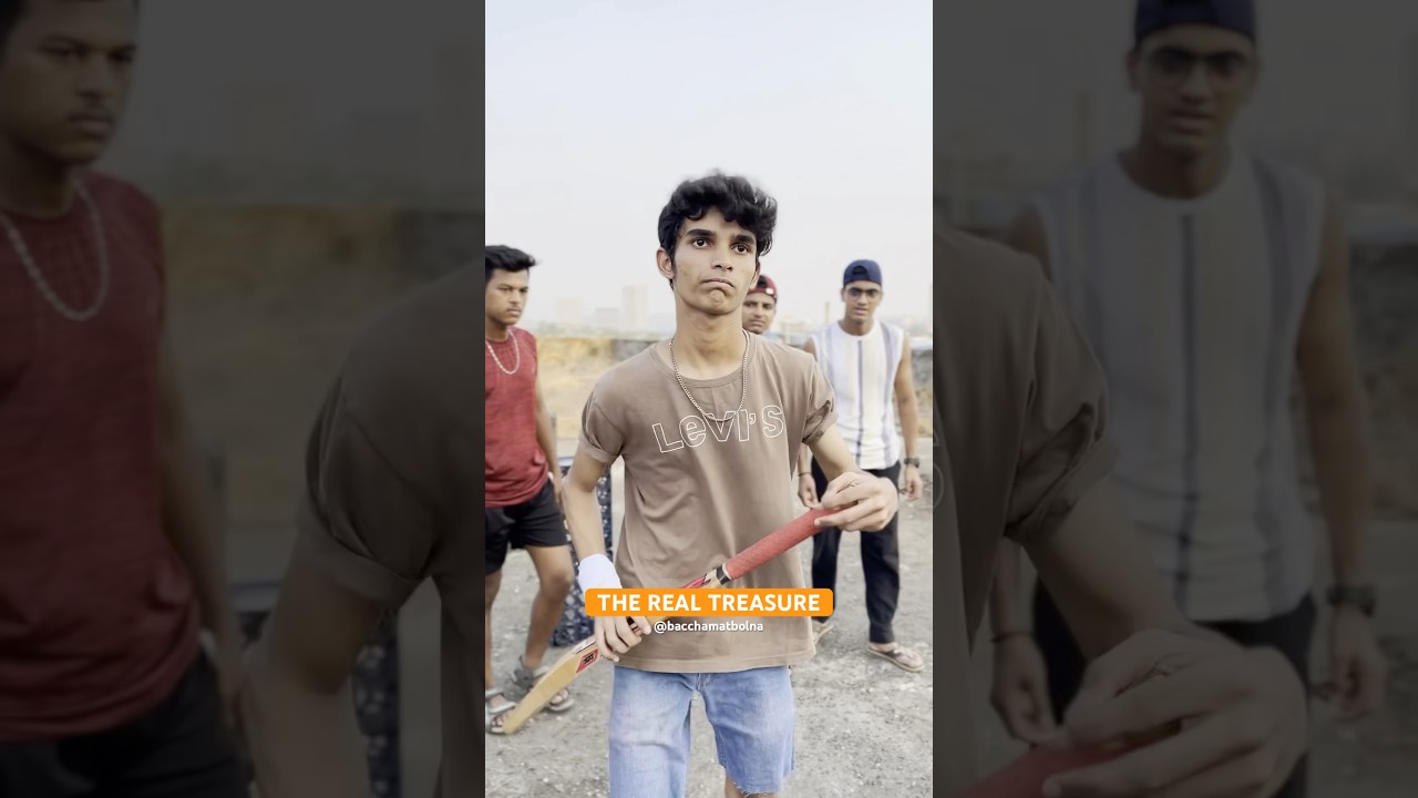 THE REAL TREASURE #explore #shorts #childhood #nostalgia #cricket #treasure #sports #games #friends