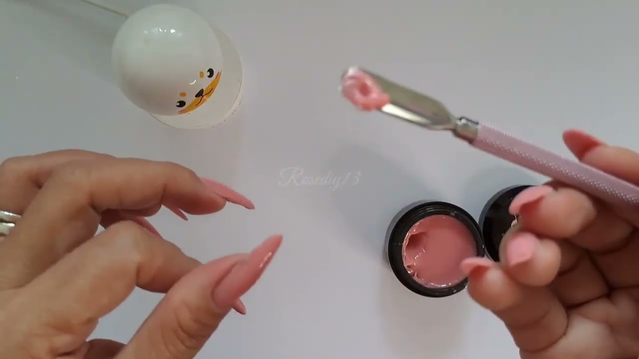 How to Fill Nail Extension Using Non Stick Solid Builder Gel - Infill Builder Extension Gel at Home