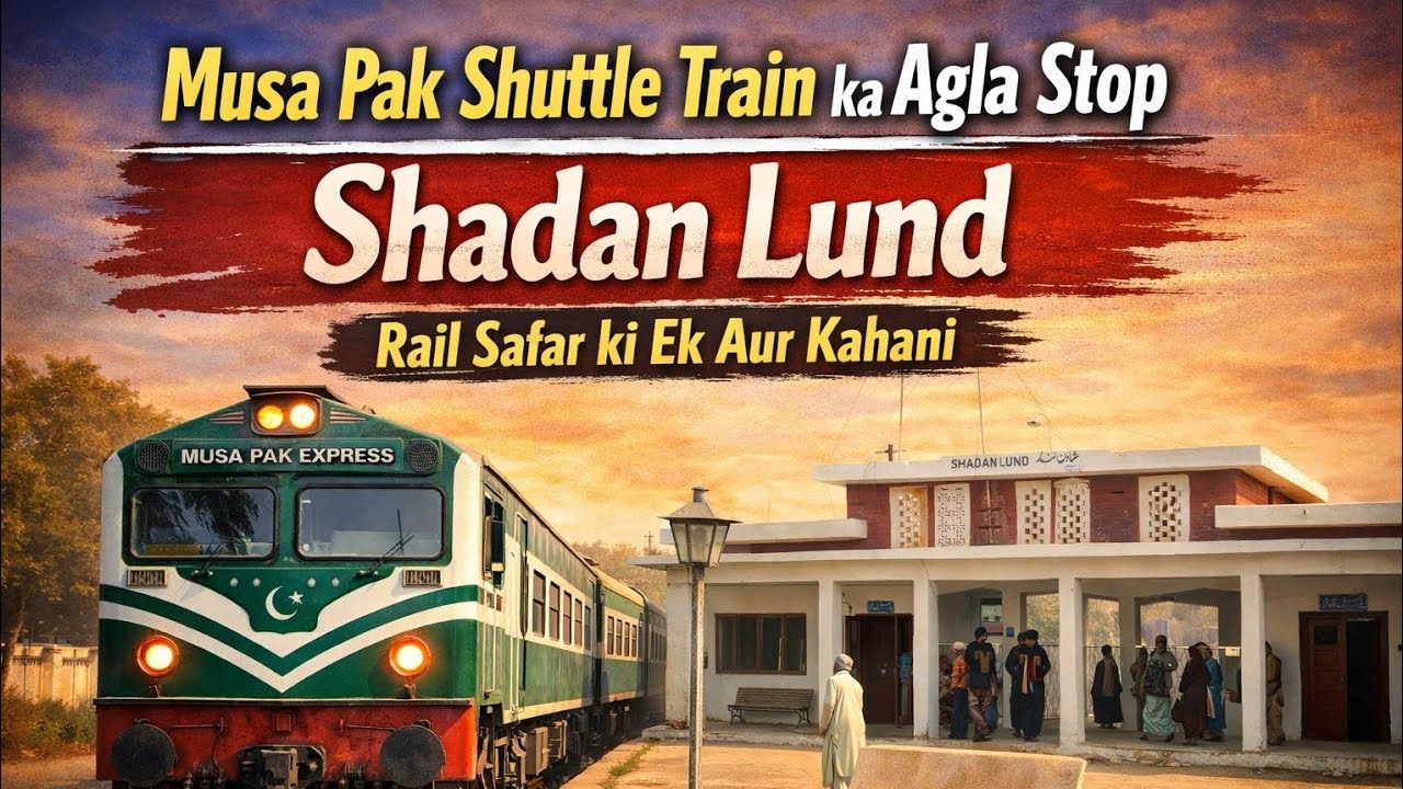 Musa Pak Shuttle Train ka Agla Stop | Shadan Lund – Rail Safar ki Ek Aur Kahani