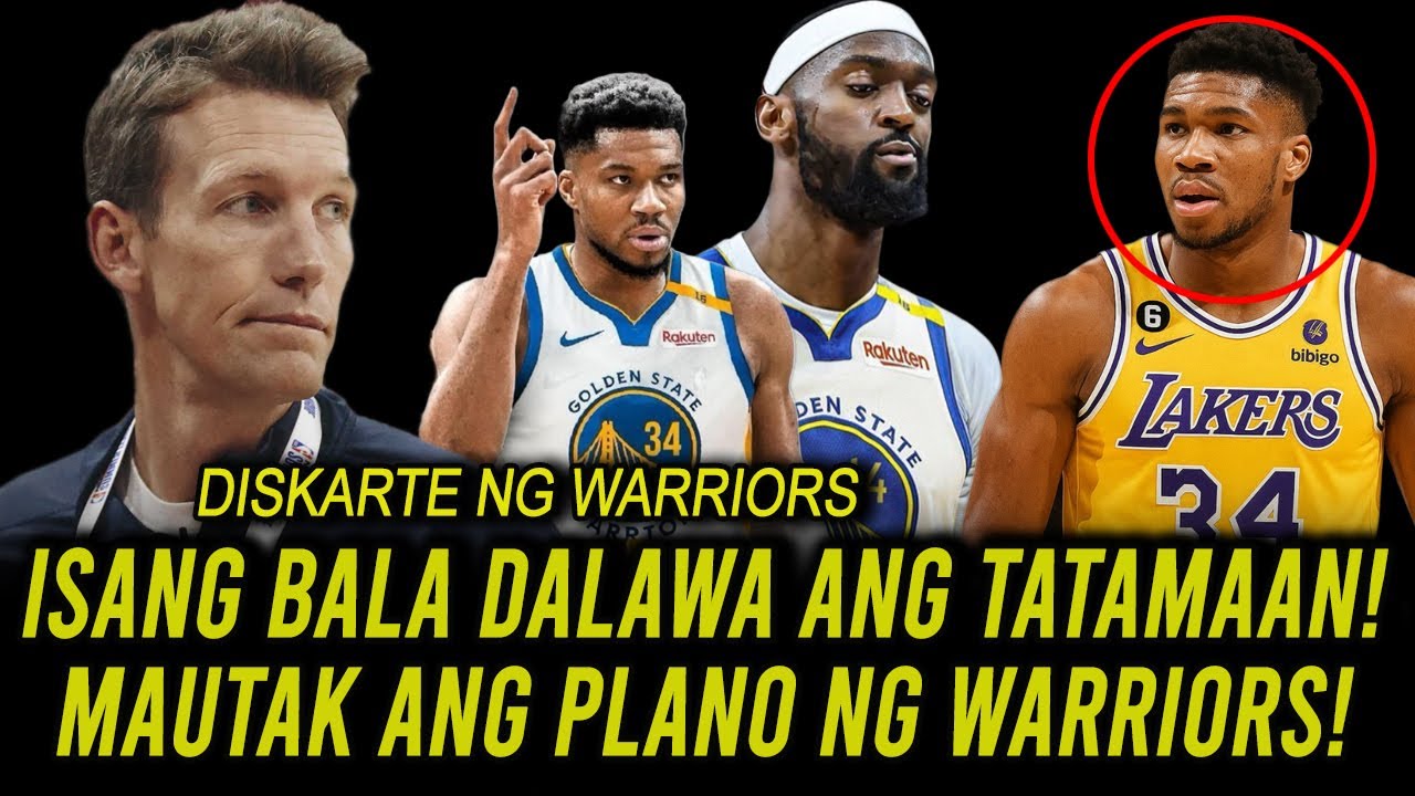ISANG BALA DALAWA ANG TATAMAAN SA MALUPET NA DISKARTE NG WARRIORS! LAKERS SUMALI NA RIN KAY GIANNIS!