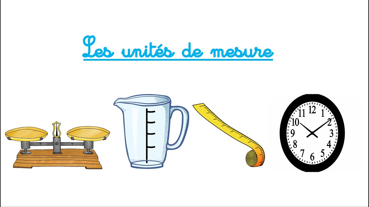 Maths CP - Les unités de mesure