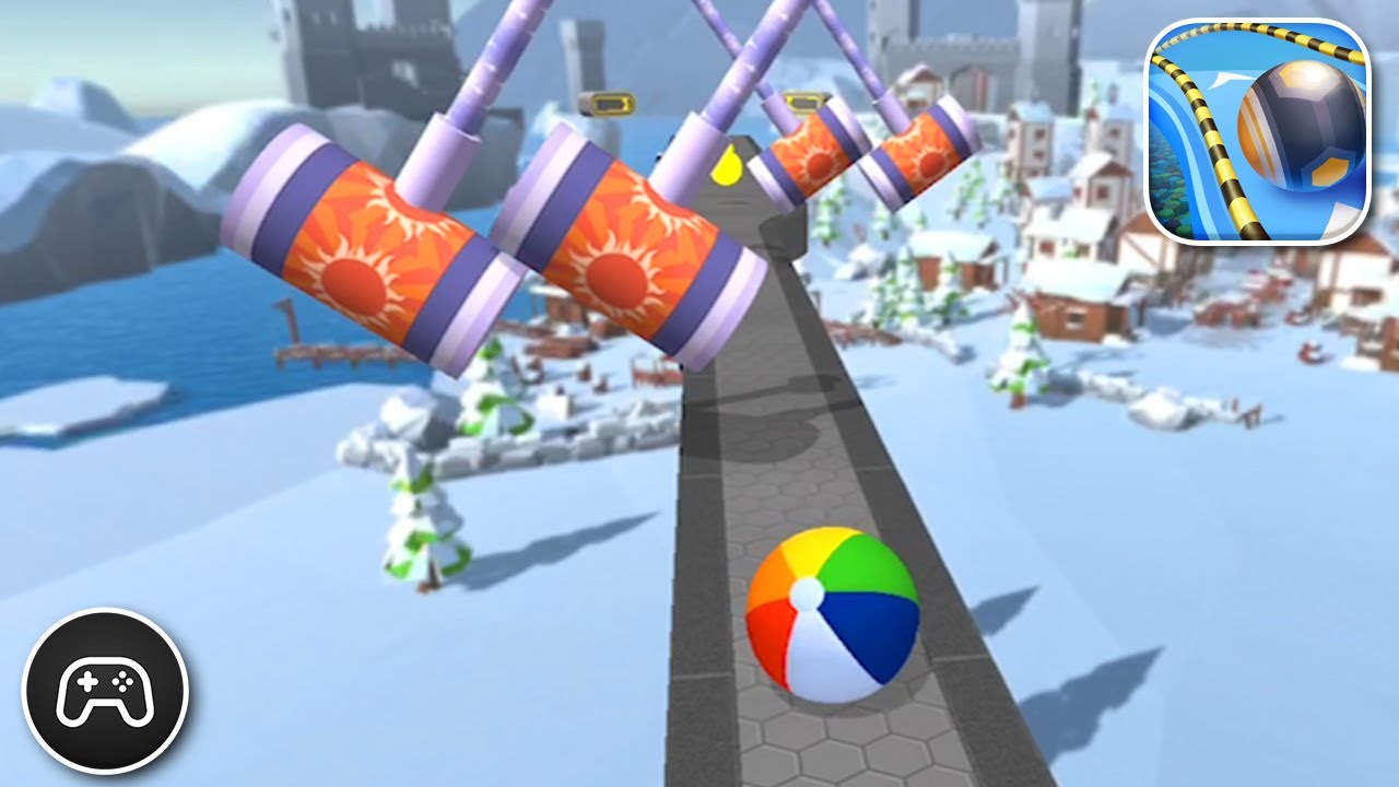 Action Balls: Gyrosphere Race - Gameplay Walkthrough Part 49 - Game Levels 98-101 (iOS, Android)