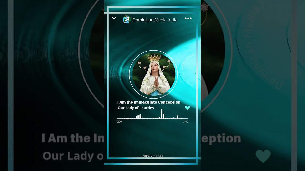 I Am the Immaculate Conception | Our Lady of Lourdes Feast Day Song (Feb 11) #avemaria