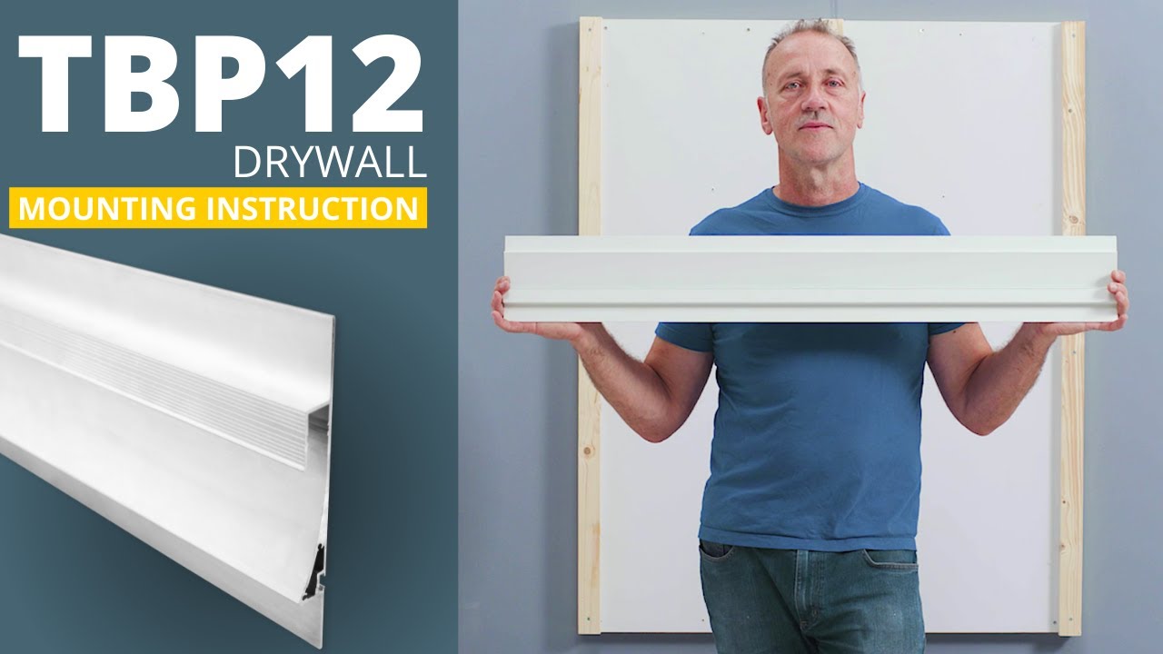 TBP12 LED Drywall Profile | installing instruction