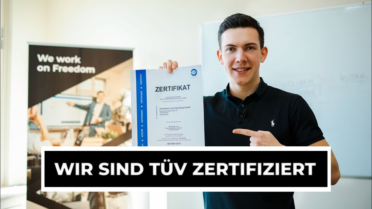 Ecommerce.de Consulting GmbH jetzt T&Uuml;V zertifiziert (fbaunstoppable.de)