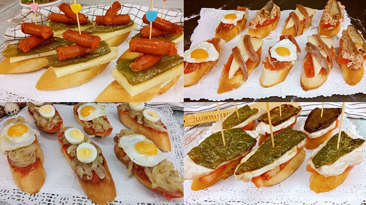 APERITIVOS Y ENTRANTES Muy Fáciles y Económico 😋| Tapas Variadas 😋 BRUTAL