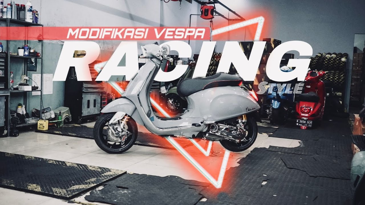 Riview Modifikasi Vespa Sprint Racing Style Drop Head | Total Modif Ga Sampe 50Jt | Riview Eps . 07