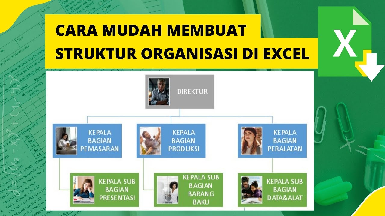 Cara Membuat Struktur Organisasi Di Excel Pakai Foto Profil Sesuai Kebutuhan Pengguna