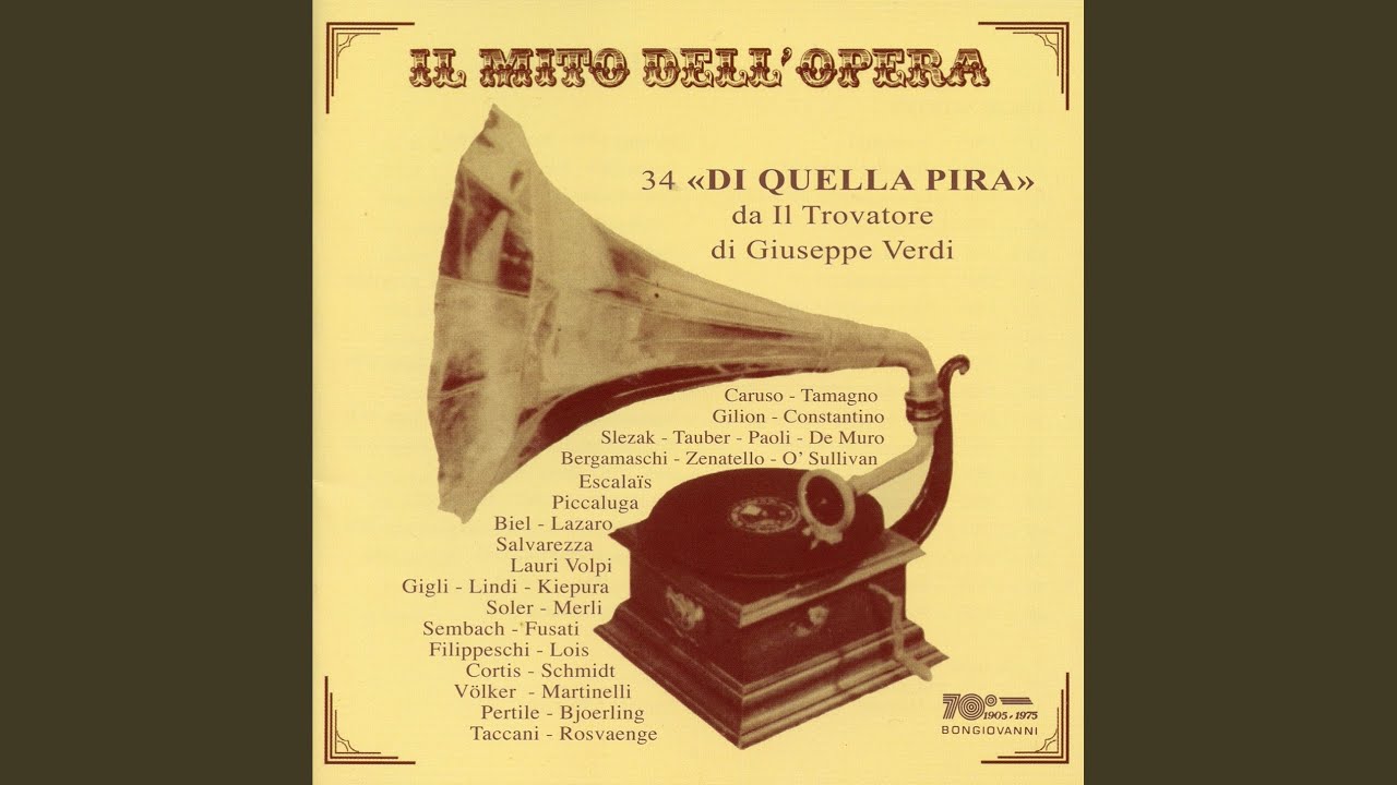 Il trovatore, Act III: Di quella pira
