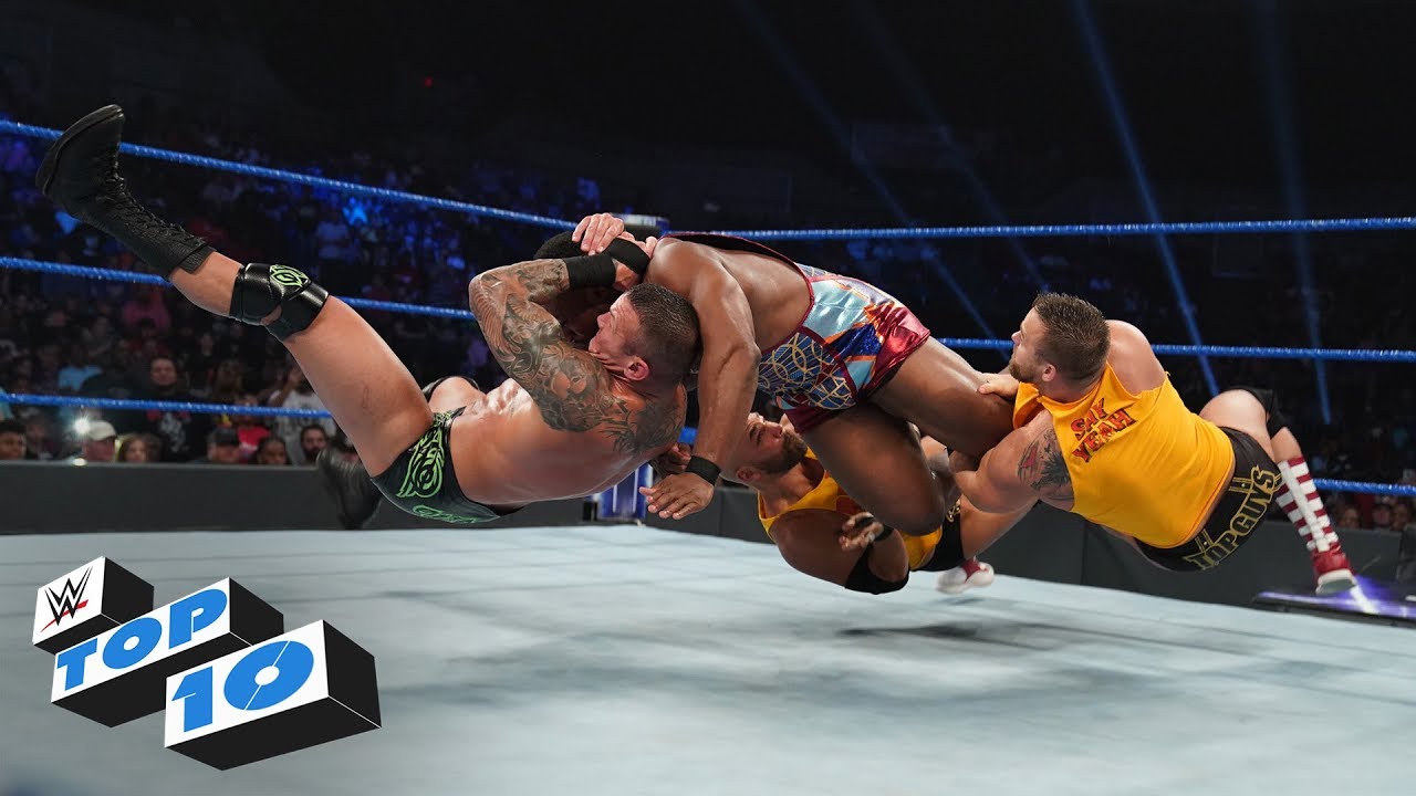 10 лучших моментов SmackDown LIVE: WWE Top 10, 27 августа 2019 г.