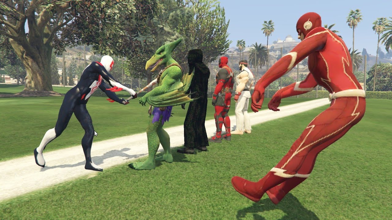 GTA 5: THAT WAS BRUTAL! SPIDER-MAN WITH A BASEBALL BAT vs SUPERHEROES! (Euphoria Physics) Ep.71?