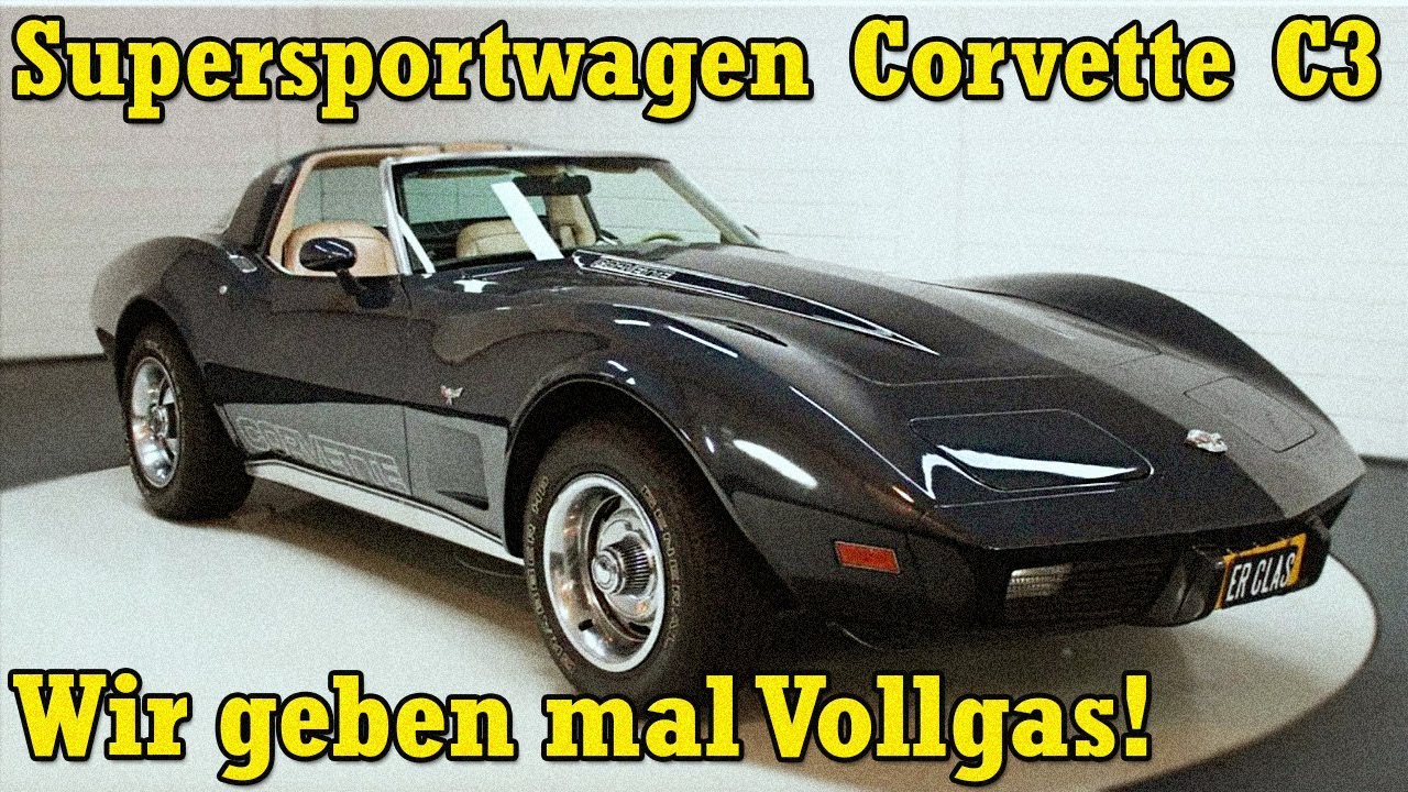 Supersportwagen Corvette C3 - Wir geben mal Vollgas! | Harzer Bikeschmiede