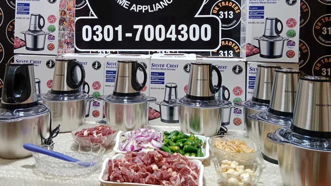 Meat Grinder | Silver Crest | ELECTRIC Meat Grinder | Easy to use | UK TRADERS 313 | 0301-7004300.