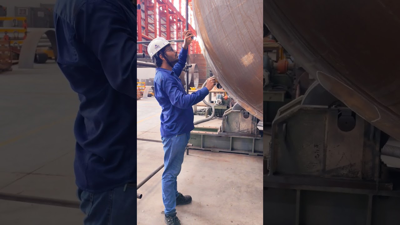 pressure vessel inspection | Manufacturing and fabrication #welding #fabrication