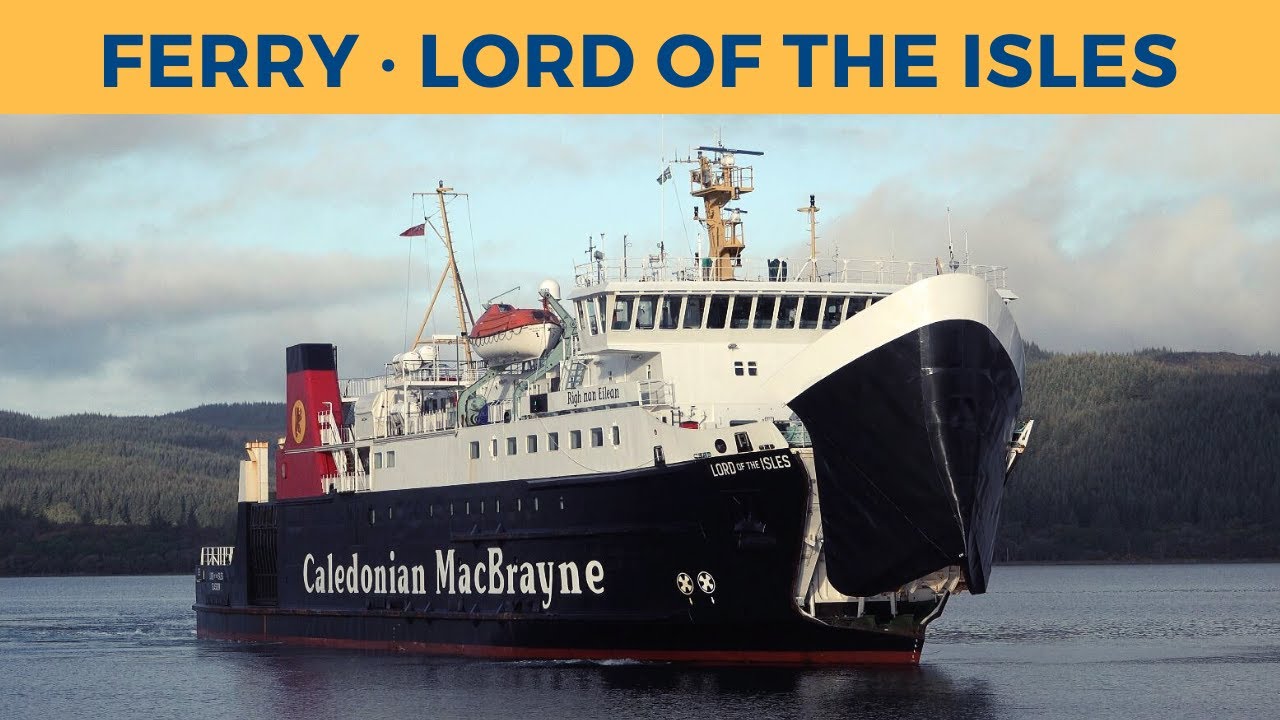 Ferry LORD OF THE ISLES: Scenic Autumn Voyage from Kennacraig to Port Ellen (Caledonian MacBrayne)