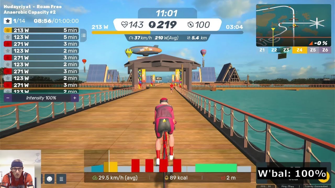 MyWhoosh Advanced FTP Plan Day 46 redux