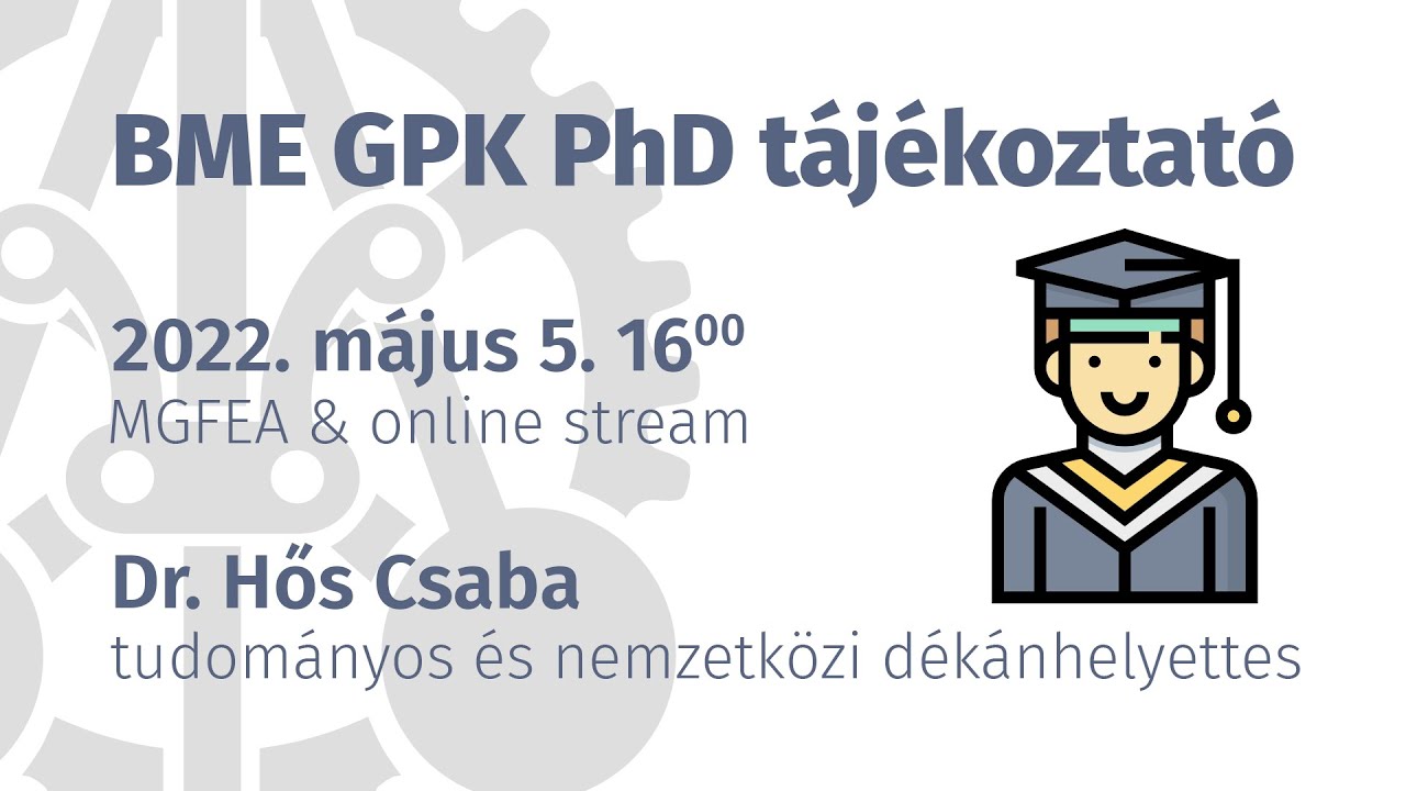 PhD Tájékoztató 2022