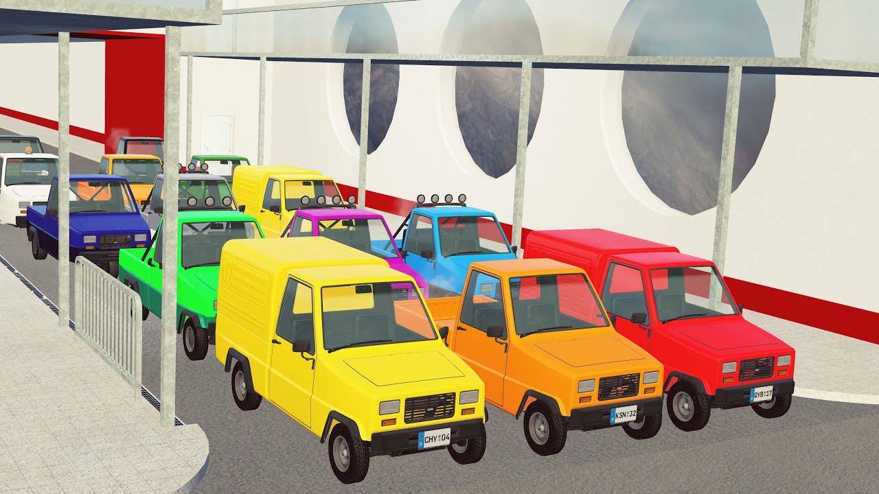 Epic High Speed Car Jumps #001 &ndash; BeamNG Drive | BeamNG Simulator