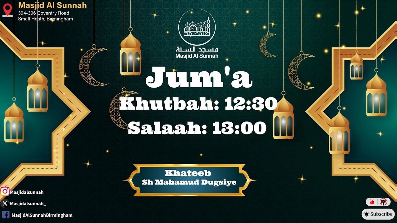 Juma'a Khutbah - Exploiting in Laylatul Qadr & the rulings of Zakat al-Fitr by Sh Mahamud Dugsiye