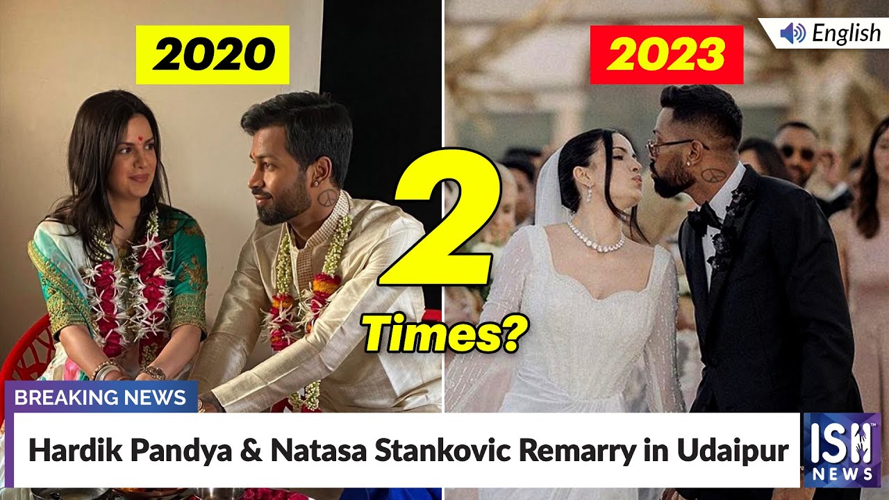 Hardik Pandya & Natasa Stankovic Remarry in Udaipur | ISH News