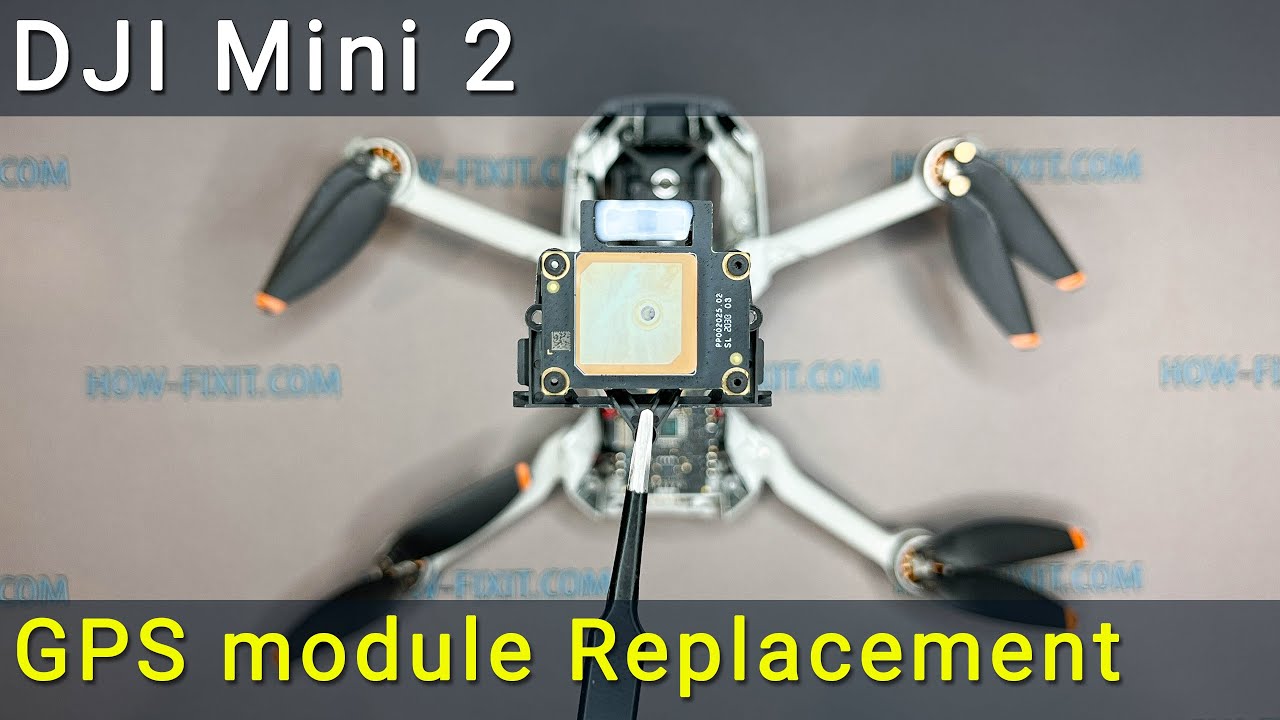 Wymiana modułu GPS w DJI Mini 2. Jak naprawić błąd danych GPS lub IMU.