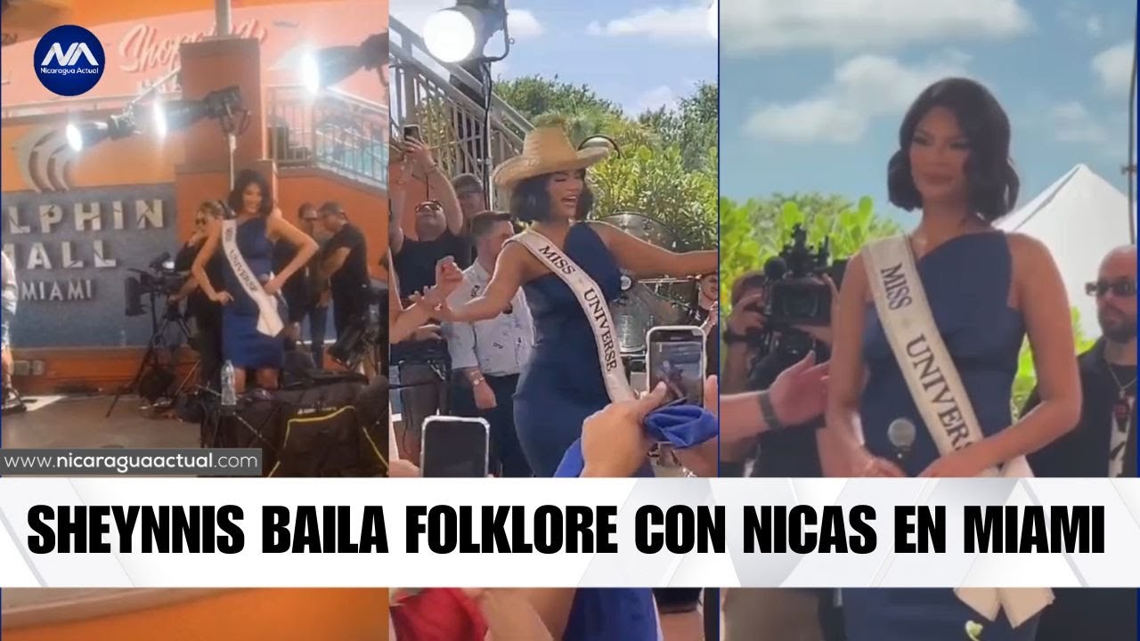 Sheynnis Palacios baila y canta 
