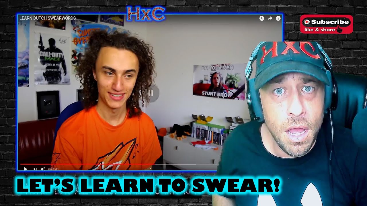 LEARN DUTCH SWEARWORDS REACTION!