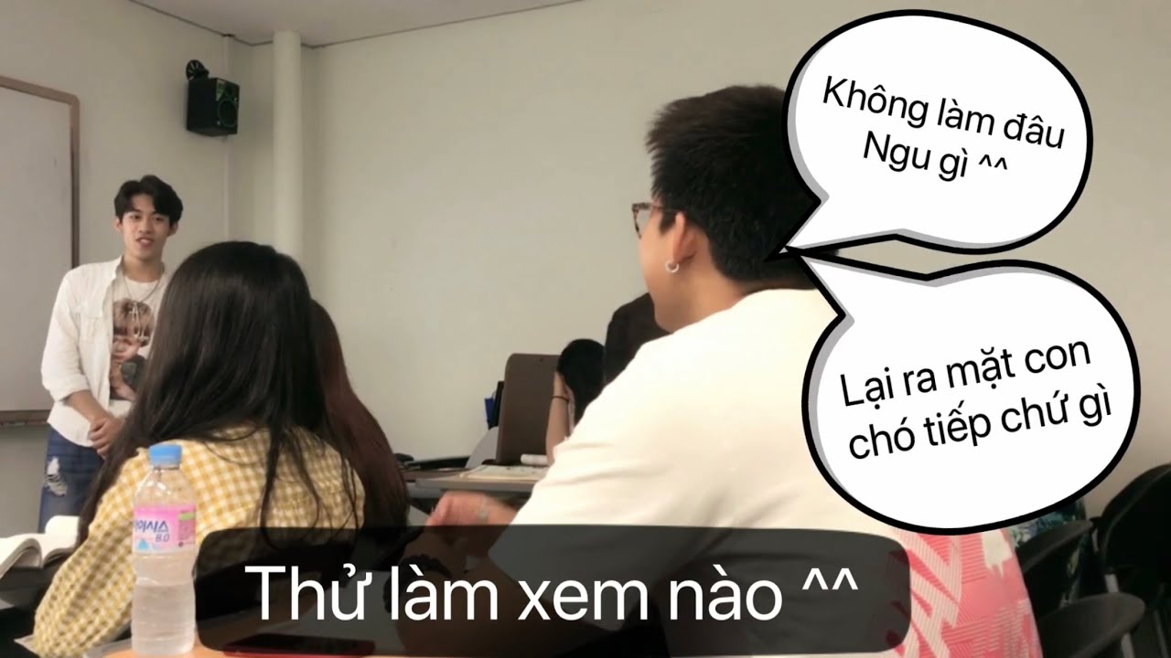 Vlog 11: Cười Sặc Với Tiết Học Thuyết Trình Trên lớp (ppt 한국말로 ChungAng university)
