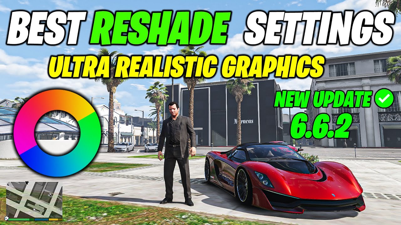 FiveM (GTA 5) Лучшие настройки решейда для высокой графики | Новое обновление Reshade 6.6.2