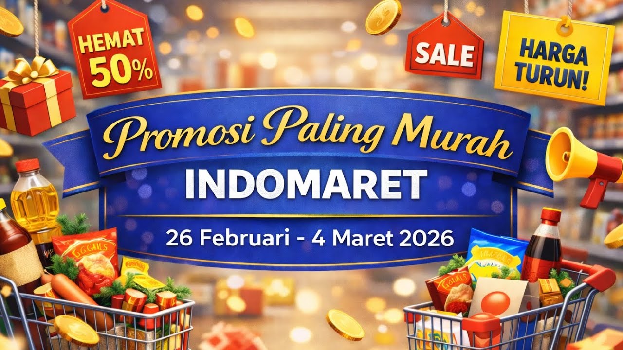 Promosi Paling Murah INDOMARET 26 Februari - 4 Maret 2026 || Promosi Indomaret 