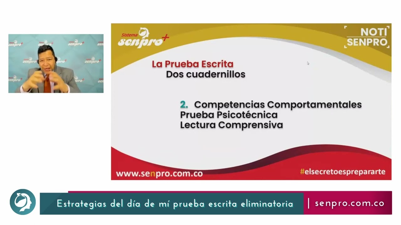 🎯🏆 Estrategias del día de mi prueba escrita eliminatoria ✍ | Sistema Senpro +