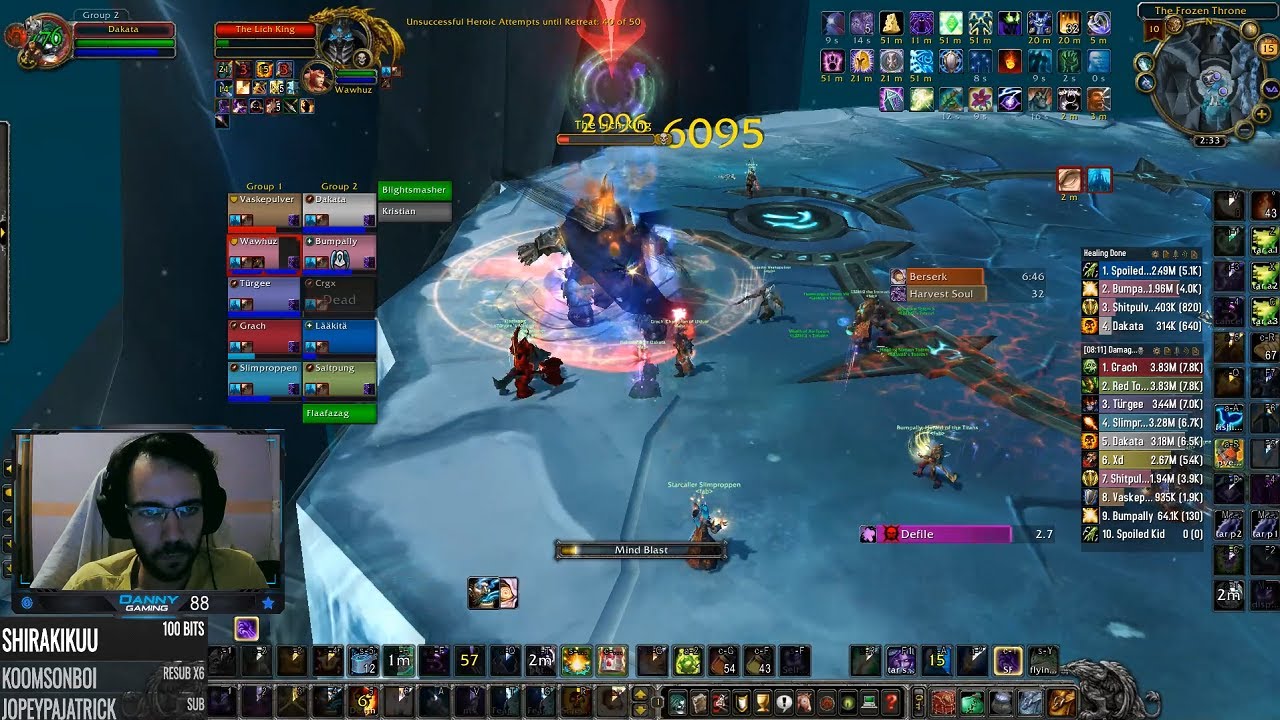 ICC All Bosses - Shadow Priest | Icecrown Citadel 10man WotLK Classic