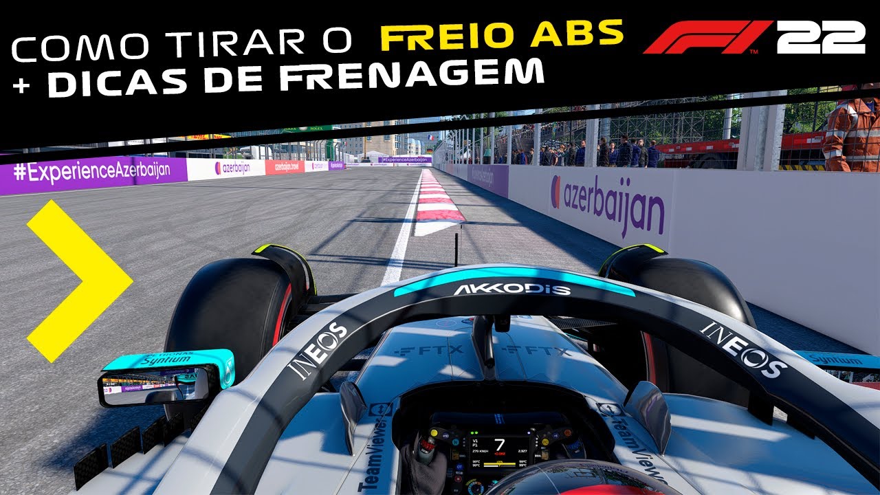 F1 22 - Como tirar o freio ABS + exemplos de frenagens corretas e incorretas