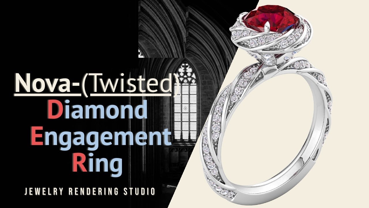 How to learn Nova Diamond Engagement Ring || नोवा डायमंड एंगेजमेंट रिंग || Twisted style Ring ||