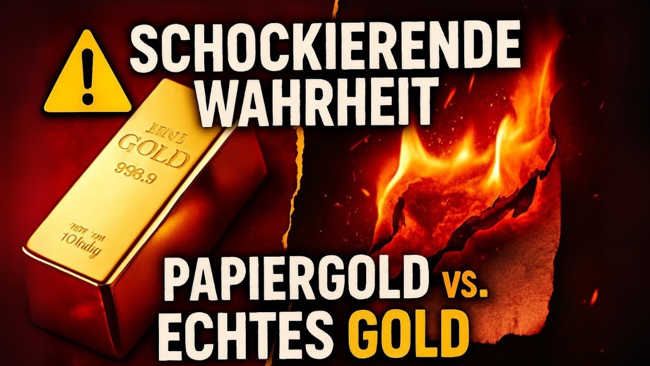 Physisches Gold vs. Papiergold🤔 Der gr&ouml;&szlig;te Betrug der Finanzgeschichte😱‼