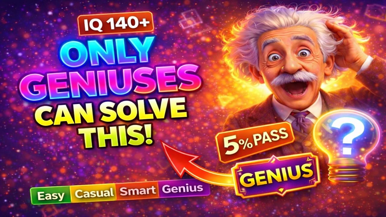 Can You Reach Genius Level? 🧠 Test #1