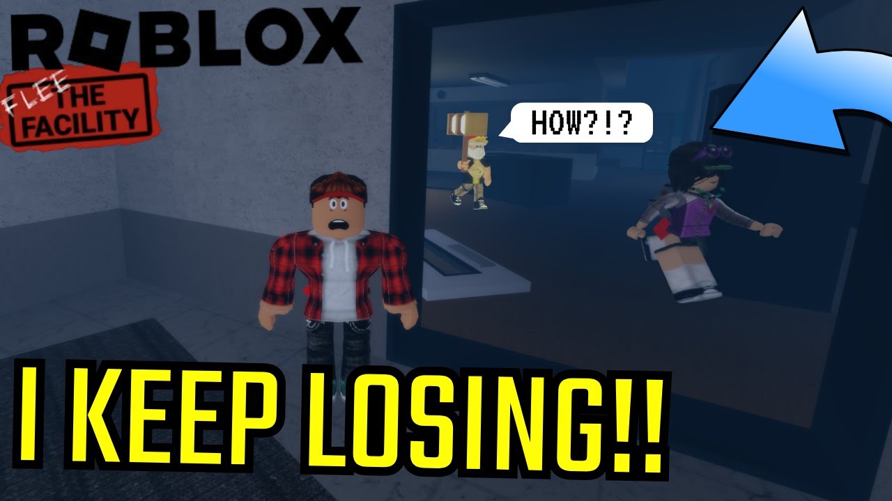 I KEEP LOSING!! (Roblox Flee The Facility)