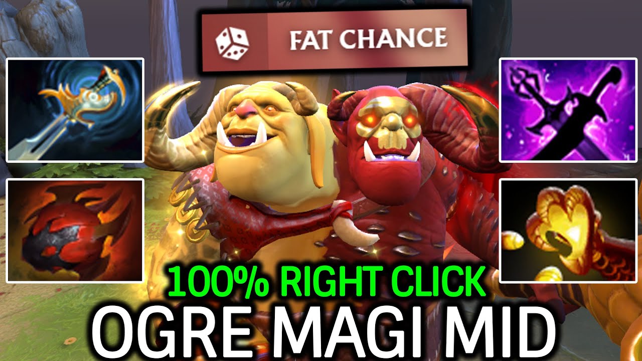 Ogre Magi Muscle Build – Solo Mid 100% Right Click Dota 2
