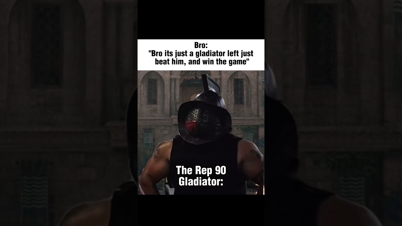 Prenerf gladiator was terrifying #forhonormemes #forhonor #gladiator #1v1